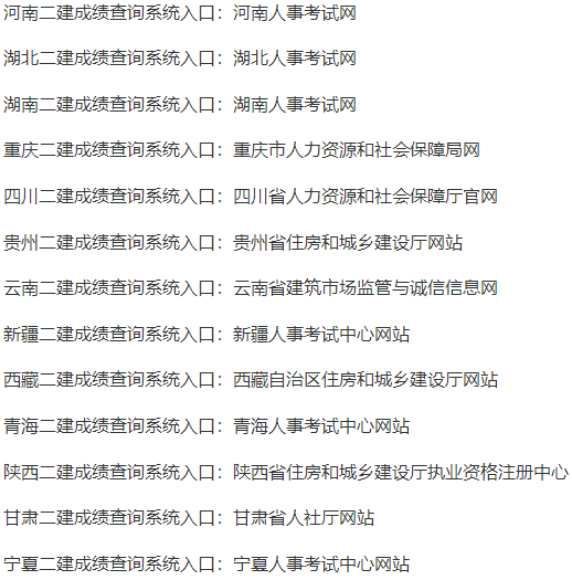 2024年二建成绩查询时间、查询入口